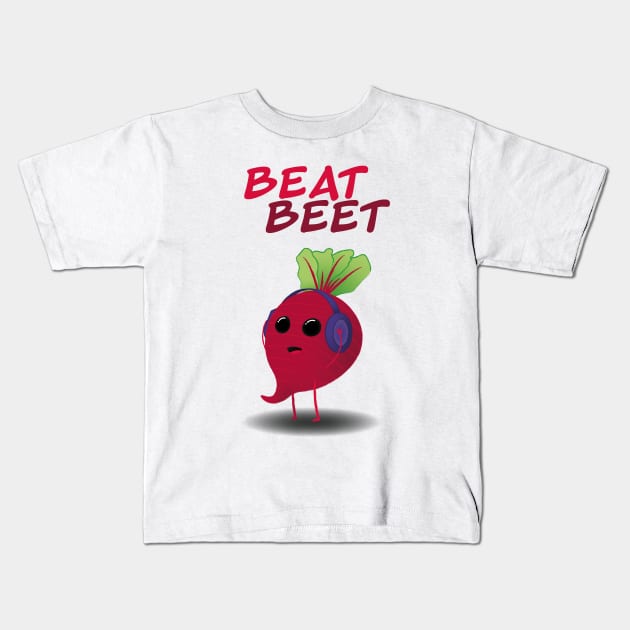 Beat Beet Kids T-Shirt by spoz